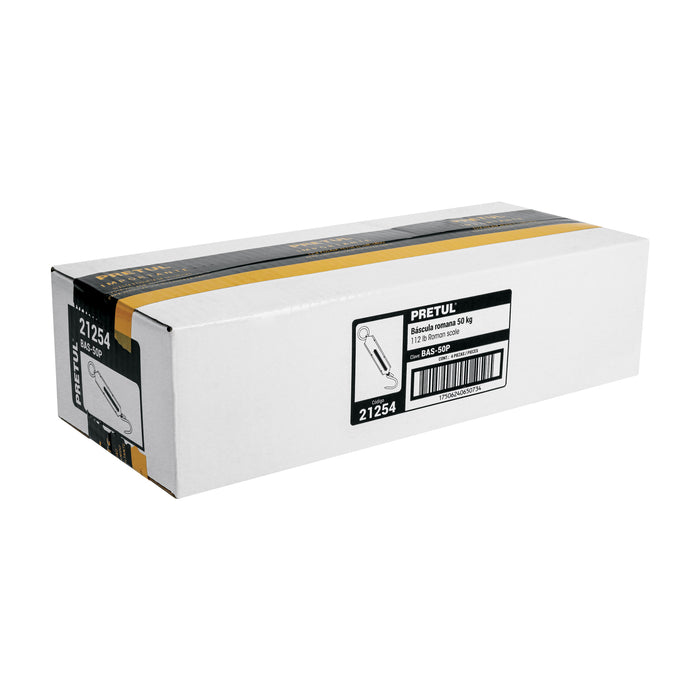 Báscula capacidad 50 kg romana de resorte, Pretul 21254 BAS-50P