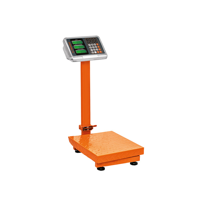 Báscula electrónica de plataforma p/mostrador, 80 kg, Truper 103112 BAS-80PLA
