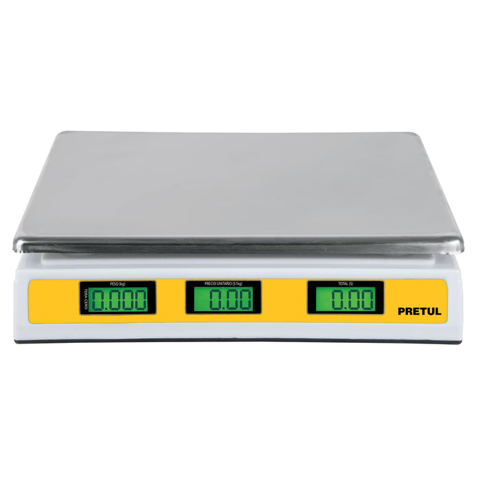 Báscula electrónica multifunciones 40 kg, Pretul 29966 BASE-40P