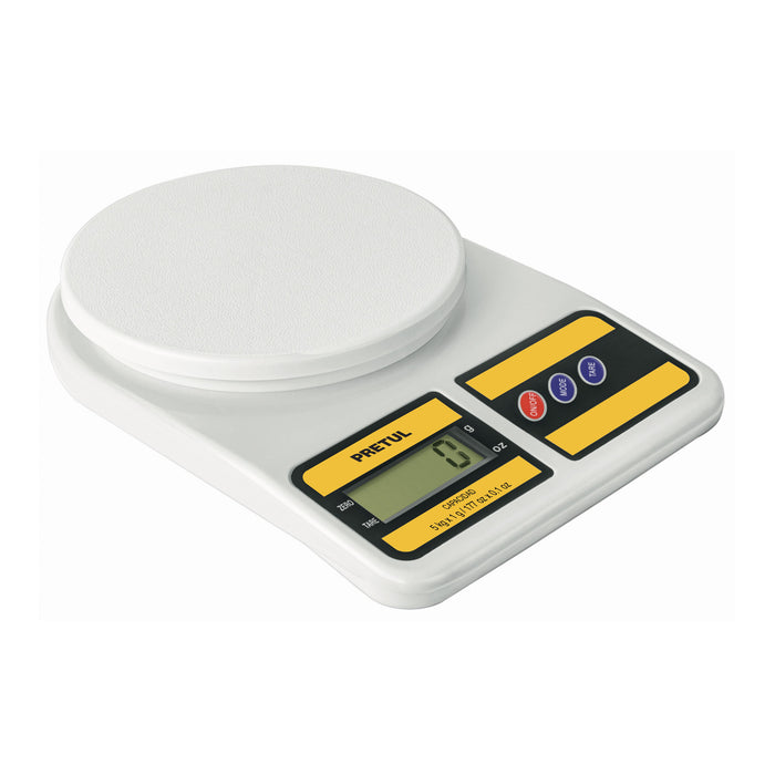 Báscula digital para cocina, plato de ABS, 5 kg, Truper 15161 BASE-5EP