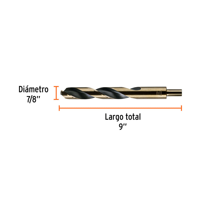 Broca HSS 7/8' Trugold para metal, Truper Expert 11174