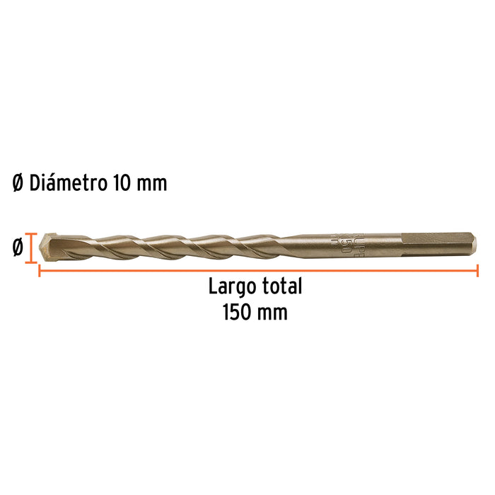 Cuchara para albañil 10' forjada tipo Filadelfia, Truper 12992 CT-10