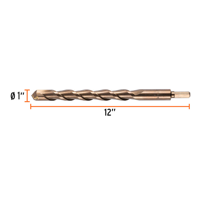Broca para concreto de 1 x 12', Truper 11257 BCT-1X12