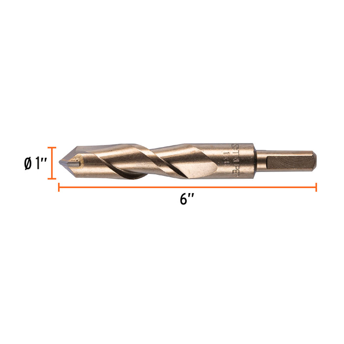 Broca para concreto de 1 x 6', Truper 11254 BCT-1X6