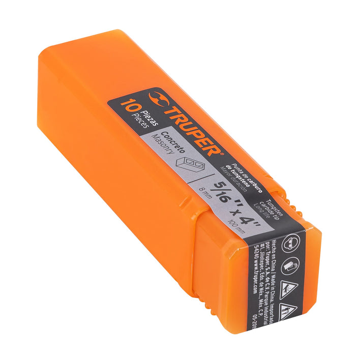 Broca para concreto de 5/16 x 4', Truper Código: 11212