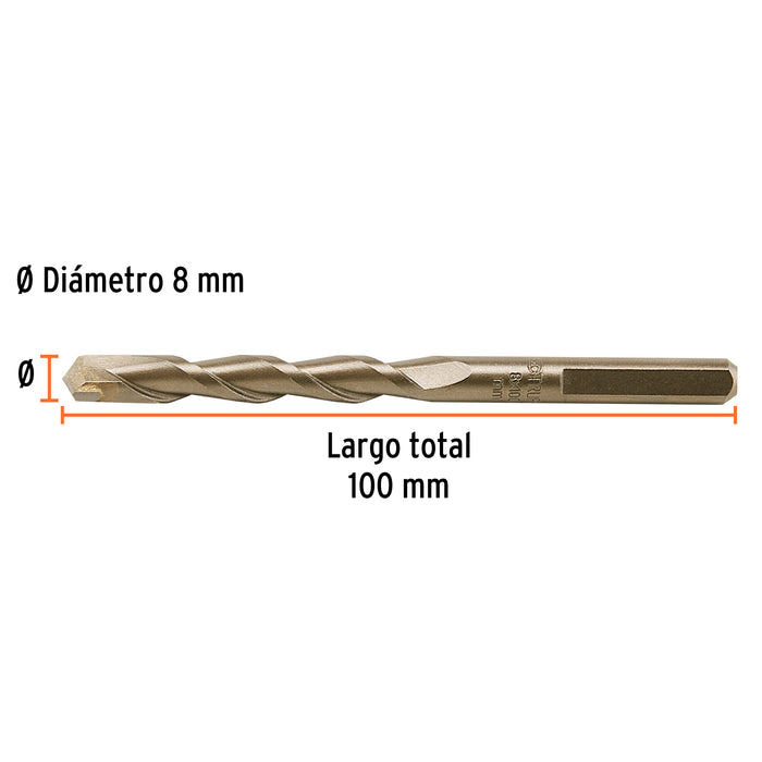 Cuchara para albañil 8' forjada tipo Filadelfia, Truper 102615 CT-8