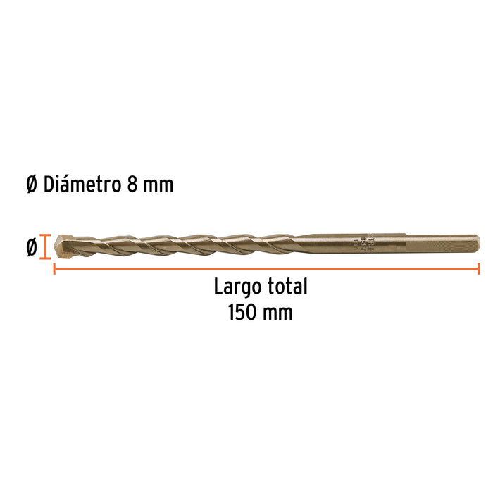 Cuchara para albañil 8' forjada tipo Filadelfia, Truper 102615 CT-8