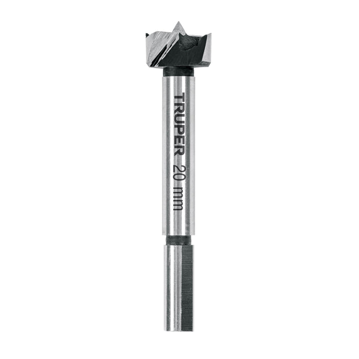 Broca forstner 20 mm para madera, Truper 102319 BFM-20