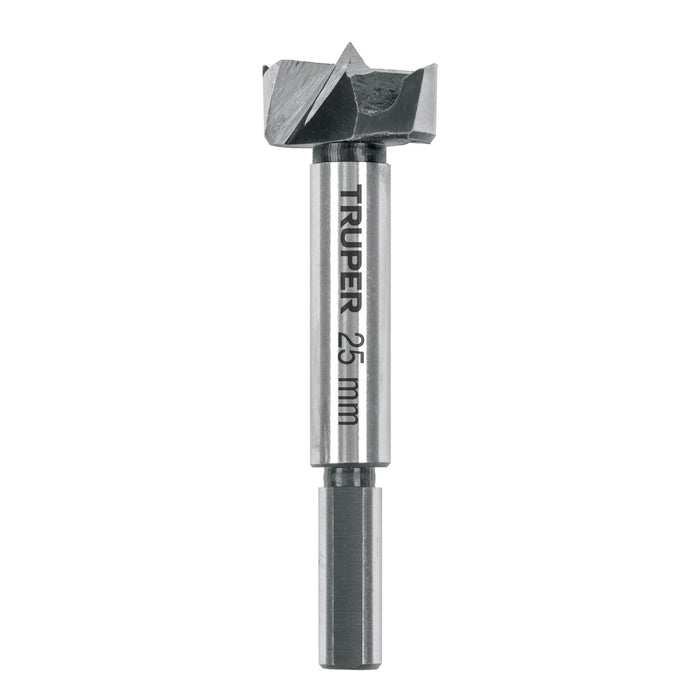 Broca forstner 25 mm para madera, Truper 102370 BFM-25