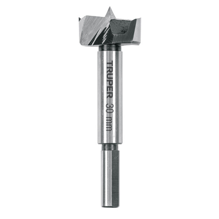 Broca forstner 30 mm para madera, Truper 102371 BFM-30