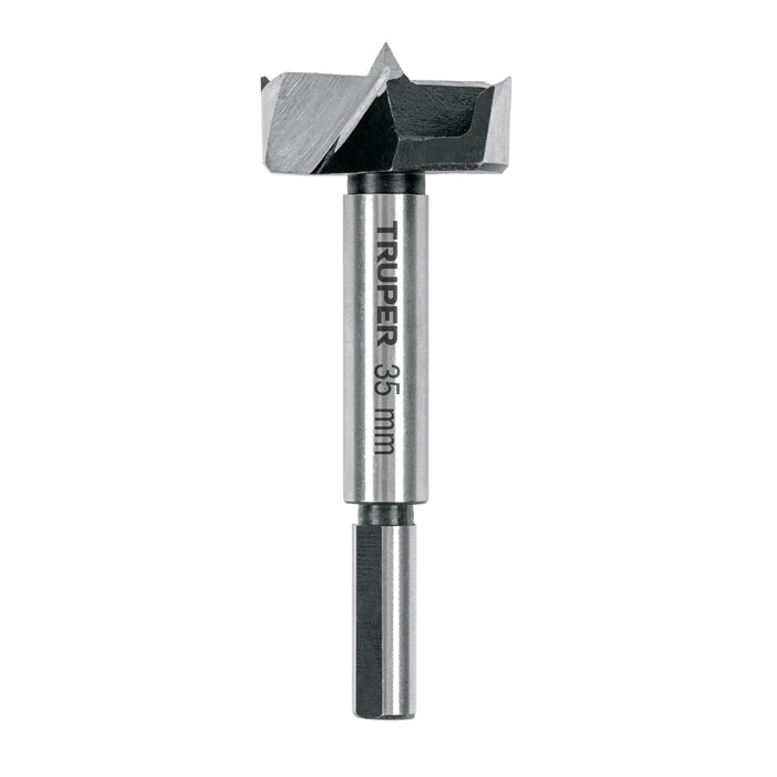 Broca forstner 35 mm para madera, Truper 102372 BFM-35