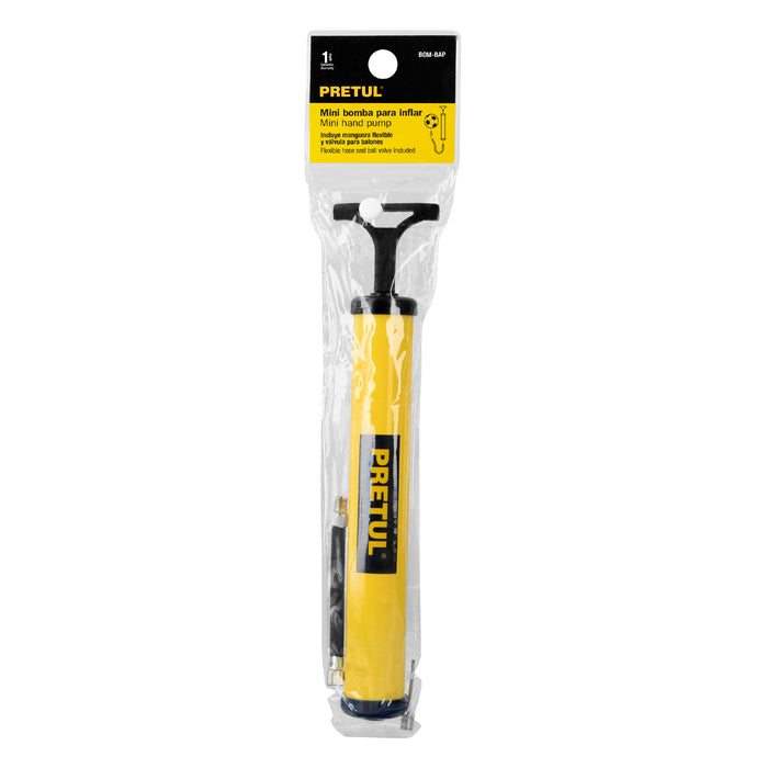Mini bomba manual para inflar balones, 14.5 PSI, Pretul 21695 BOM-BAP