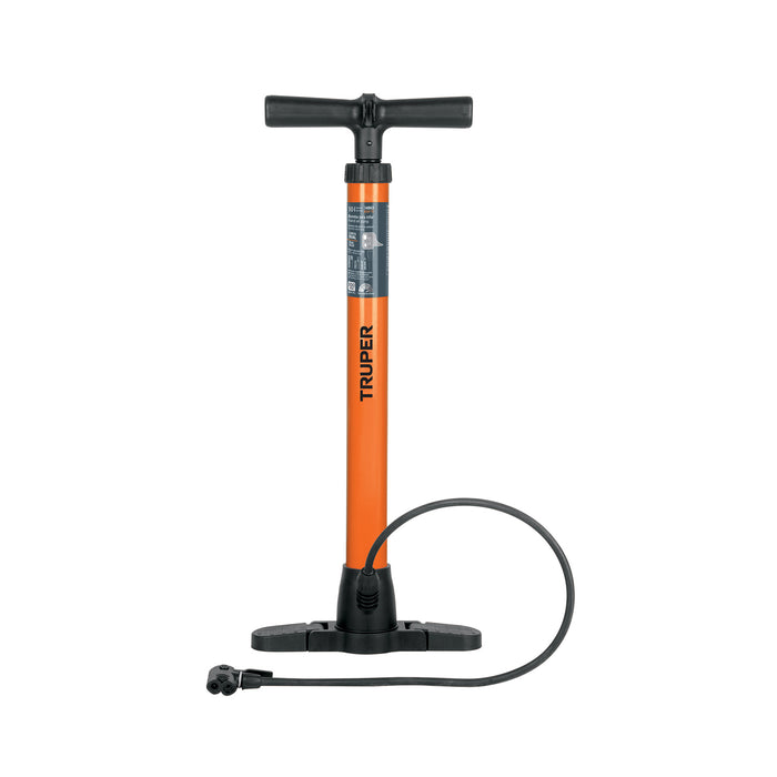 Bomba manual para inflar, 100 PSI, Truper 14863 BOM-TR