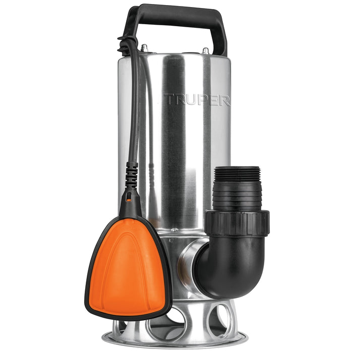 Bomba sumergible acero inoxidable,agua sucia,1-1/2HP, Truper Código: 12608
