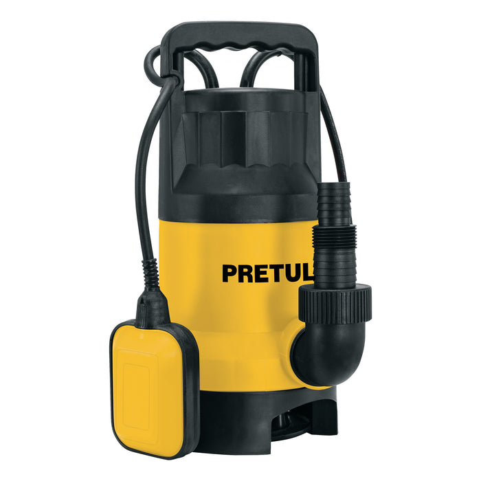Bomba sumergible plástica, 1-1/2 HP para agua sucia, Pretul 27199