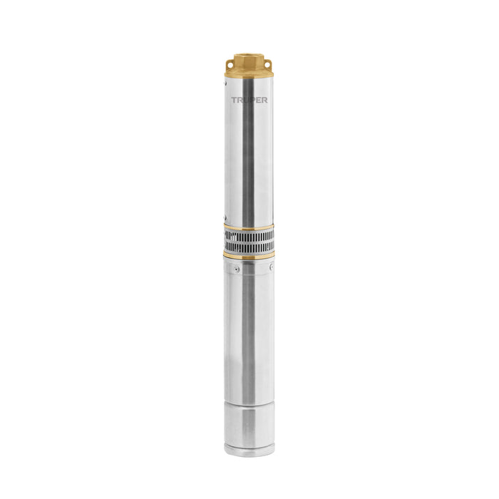 Bomba sumergible, tipo bala, 1 HP, a/limpia, 220V, Truper 102975 BOS-1LM-2