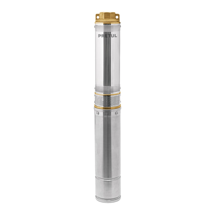 Bomba sumergible, tipo bala, 1 HP, agua limpia, Pretul 28203 BOS-1LMP