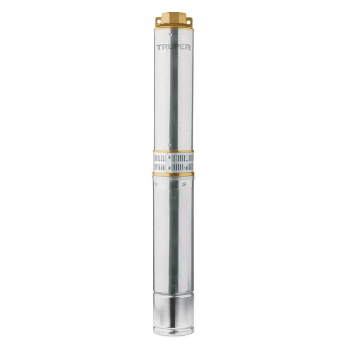 Bomba sumergible, tipo bala, 1 HP, agua limpia, Truper 12625 BOS-1LM