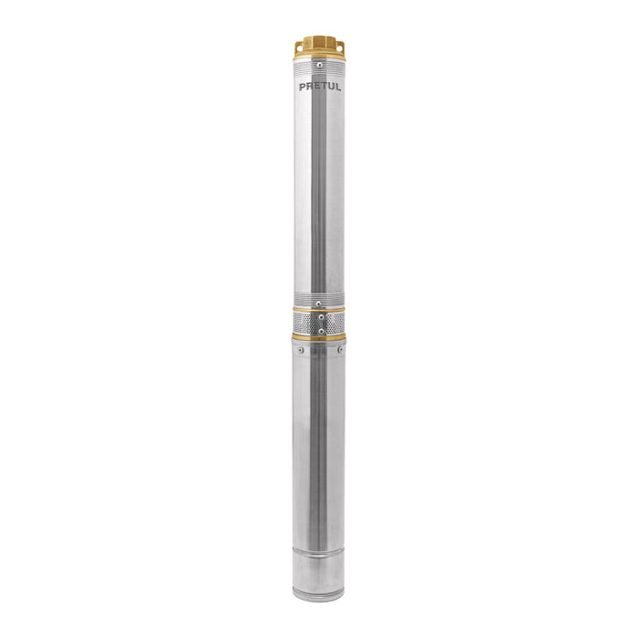 Bomba sumergible, tipo bala, 2 HP, agua limpia, Pretul 28201 BOS-2LMP