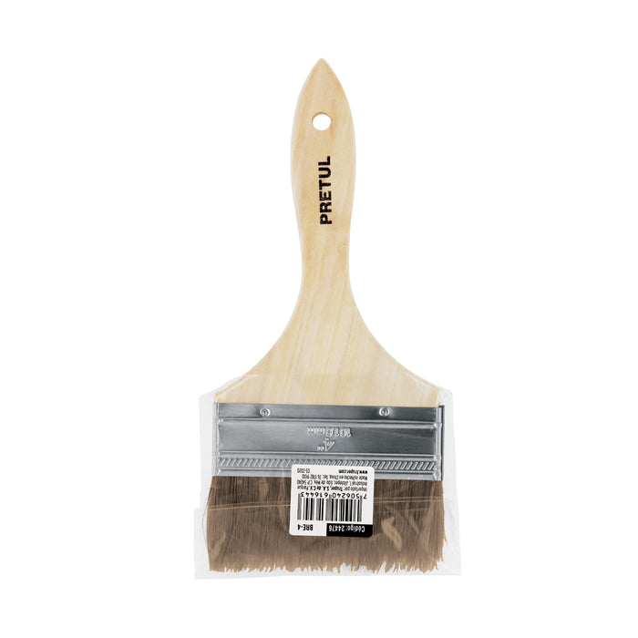 Brocha uso general de 4' con mango de madera, Pretul 24476