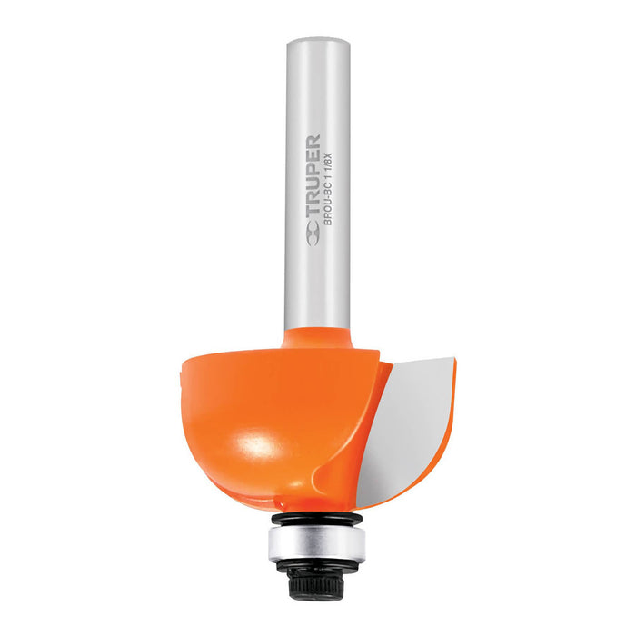 Broca para router, bocel cuarto, 1-1/8' con balero, Truper Código: 11485