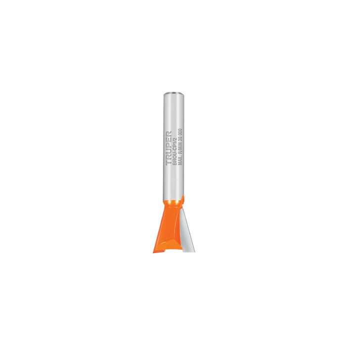Broca para router, cola de pato, 1/2', Truper Código: 11475