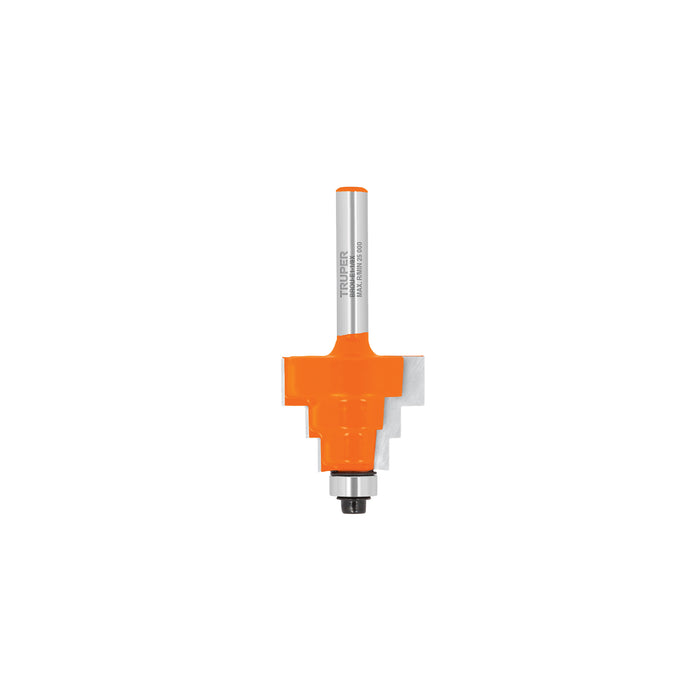 Broca para router, escalonada, 1-1/8', con balero, Truper Código: 10673