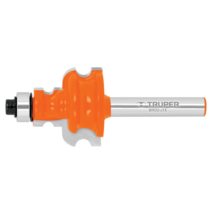 Broca router, jovel, 1', con balero, Truper 10674 BROU-J1X