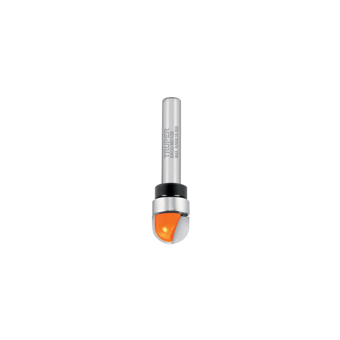 Broca para router, media caña, 1/2' con balero, Truper Código: 11464