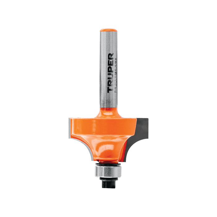 Broca para router, redondeado con moldura, 1-1/8' con balero Código: 102725