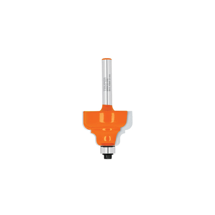 Broca para router, zafiro, 1-1/4', con balero, Truper Código: 10675