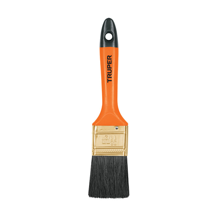 Brocha profesional de 1-1/2' con mango de plástico, Truper Código: 14482