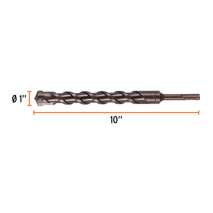 Broca SDS Plus 1 x 10', Truper 11289 BS-1X10