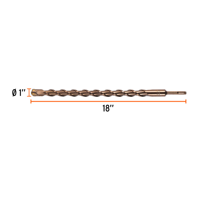 Broca SDS Plus 1 x 18', Truper 11290 BS-1X18