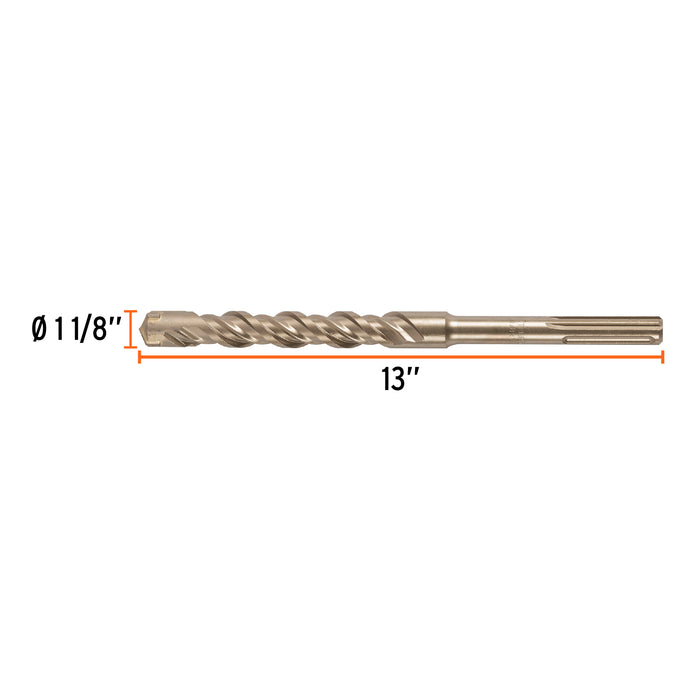 Broca SDS Ma x de 1-1/8 x 13', Truper Código: 101463