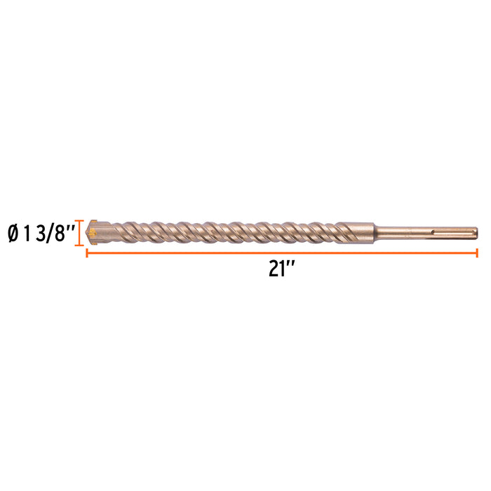 Broca SDS Ma x de 1-3/8 x 21', Truper Còdigo: 101468