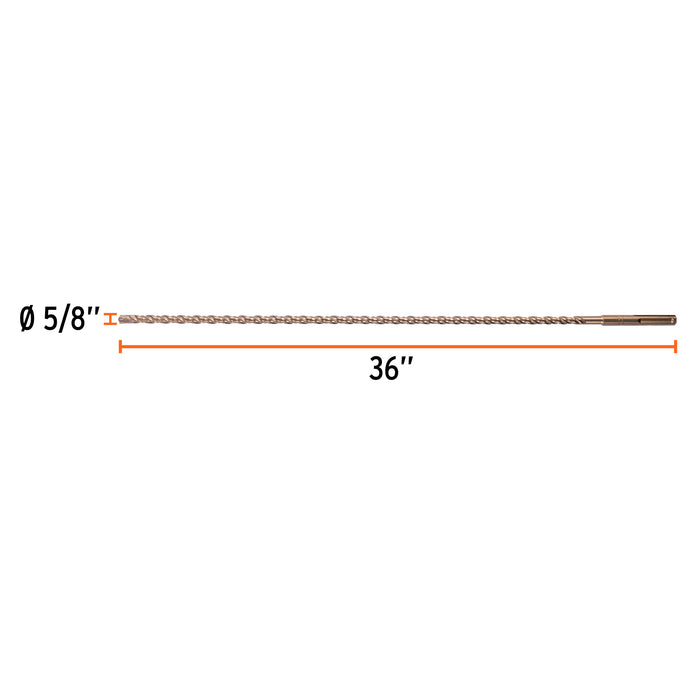 Broca SDS Ma x de 5/8 x 36', Truper Código: 101434