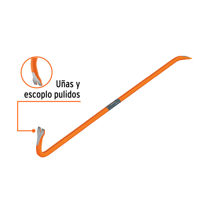 Barreta de uña de 1' x 120 cm, Truper 10874 BU-120