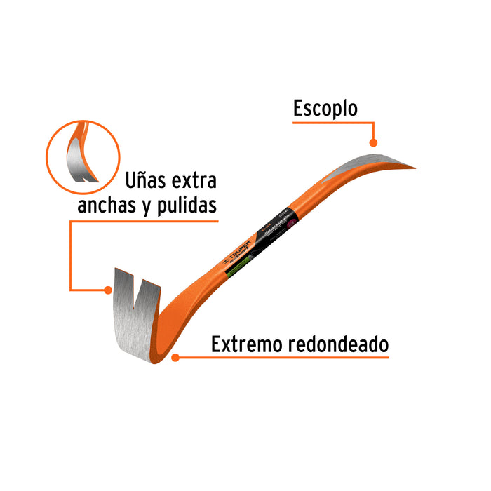 Barreta de uña de 7/8' x 60 cm, Truper Expert 102649 BU-60X
