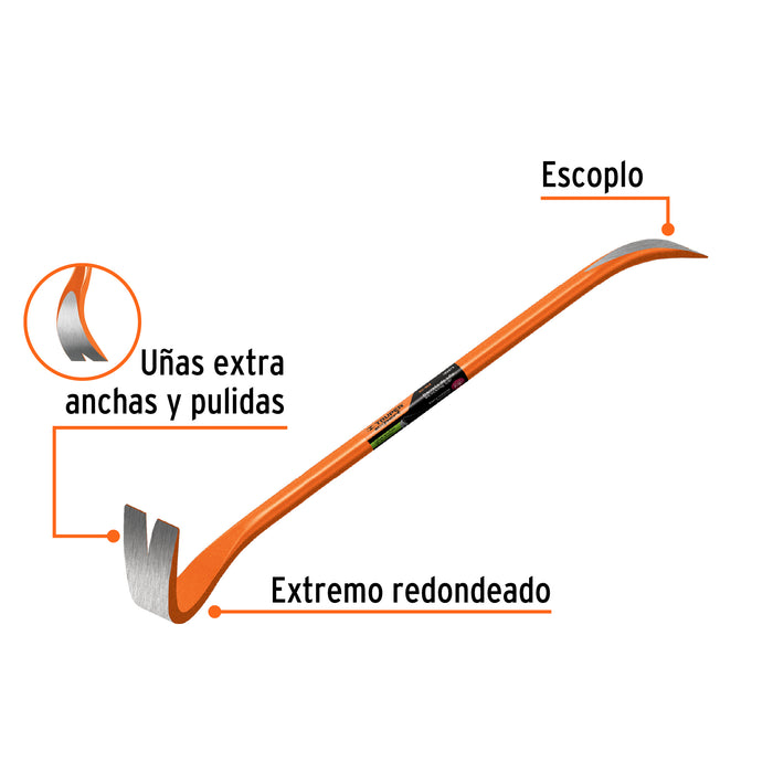 Barreta de uña de 7/8' x 90 cm, Truper Expert 102671 BU-90X