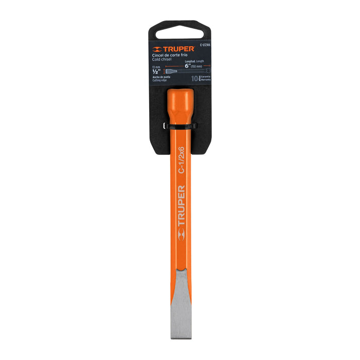 Cincel de corte frío de 1/2 X 6', Truper Código: 12115