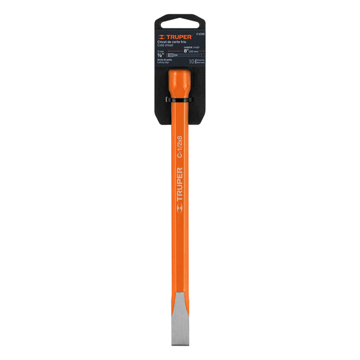 Cincel de corte frío de 1/2 X 8', Truper Código: 12118