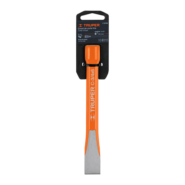 Cincel de corte frío de 3/4 X 6', Truper Código: 12139