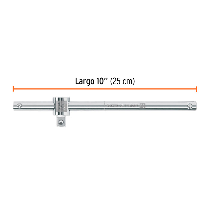 Barra corrediza para dados cuadro 1/2', Truper 13432 C-5285