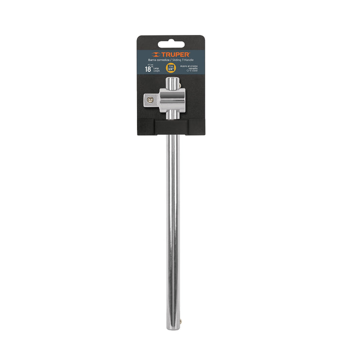 Barra corrediza para dados cuadro 3/4', Truper 13912 C-5685