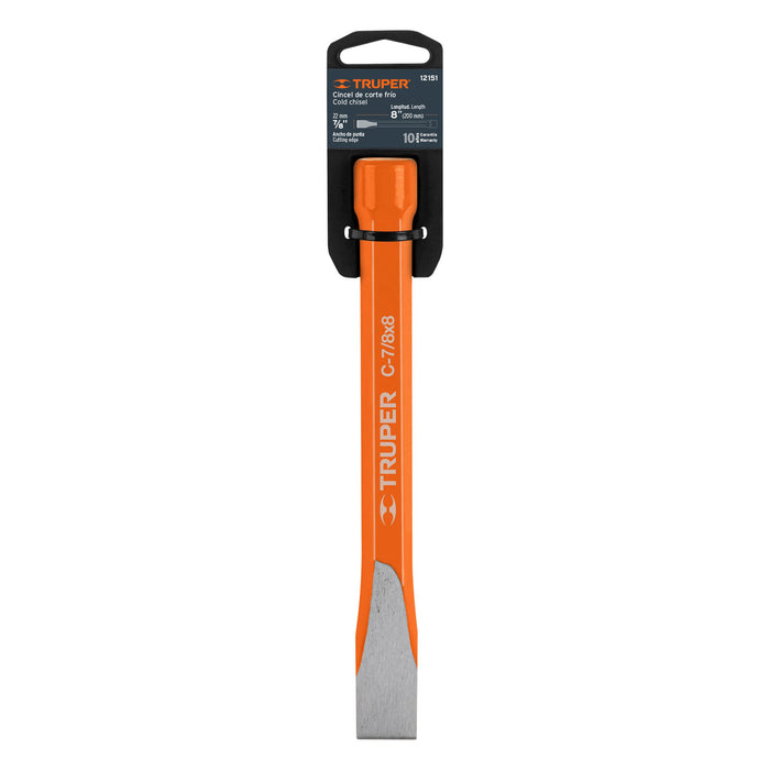 Cincel de corte frío de 7/8 X 8', Truper Código: 12151