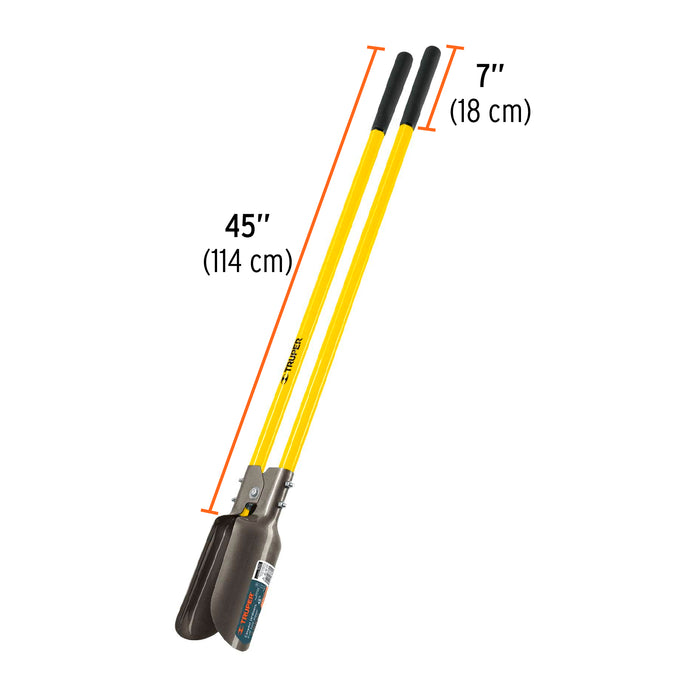 Cavador mangos de fibra de vidrio 45', Truper 100174 CA-36F