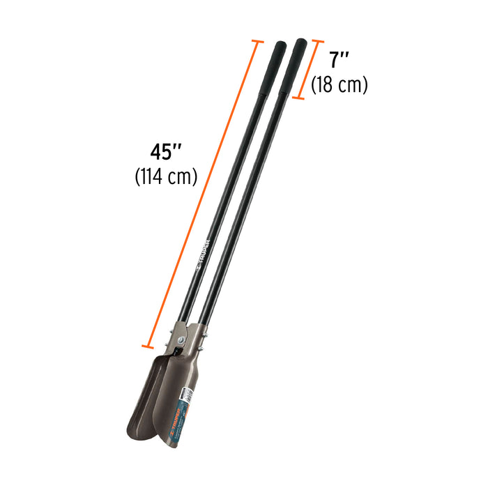 Cavador mangos de acero 45', Truper 11131 CA-36M