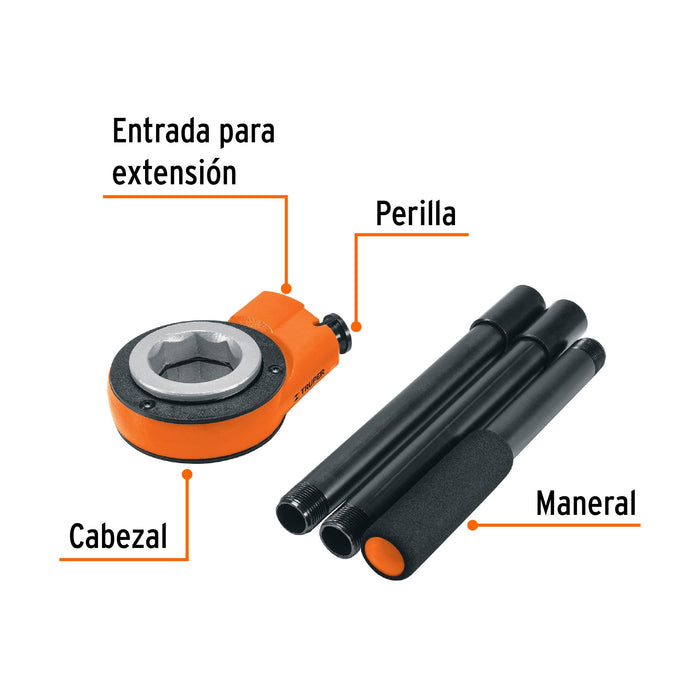 Cabezal para dados TA-851, Truper 13087 CA-851