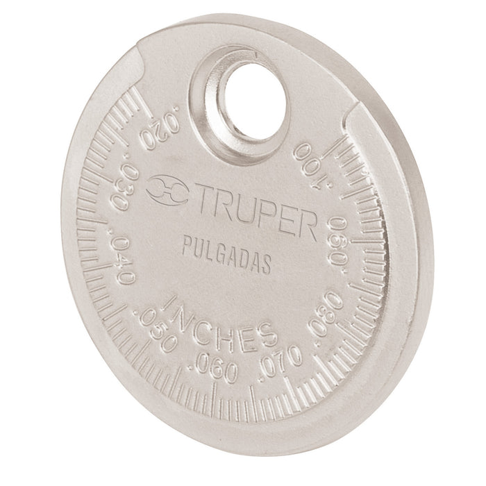 Calibrador redondo para bujías, Truper 14398 CAL-R